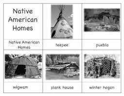Get it as soon as wed, jul 7. Native American Homes 3 Part Cards By Montessori Minds Tpt
