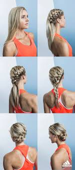 We Love The Way This Style Keeps Hair Up And Away During Tough Workouts Here S How To Get The Look 1 Starting At Long Hair Styles Hair Styles Gym Hairstyles