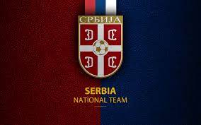 Download Wallpapers Serbia National Football Team 4k Leather Texture Coat Of Arms Emblem Logo Football Serbia Besthqwallpapers Com National Football Teams Serbia National Football