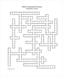Math crossword puzzle # 8 measurement (ounces, pounds, tons). Free Printable Crossword Puzzle 14 Free Pdf Documents Download Free Premium Templates