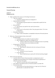 Financial planner jobs now available. Financial Planning Lecture 1 Studocu