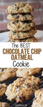 Chocolate Chip Oatmeal Cookies Coco And Ash Recipe In 2020 Chocolate Chip Oatmeal Cookies Recipes Chocolate Chip Oatmeal Chocolate Chip Cookies