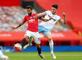 Manchester united took on west ham at old trafford for a crucial match in the race for top 4. Premier League Fixtures Revealed West Ham Vs Man United First Match Broadcast With Fans Back Daily Mail Online