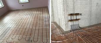 >> should you tile under or around the toilet when installing heated floors? Radiant Floor Heating Akron Oh Martinov Home Solutions