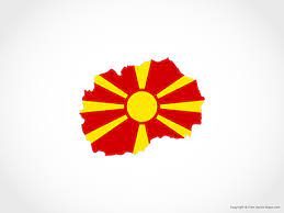 Bandera de macedonia del norte. Vector Map Of North Macedonia Flag Free Vector Maps
