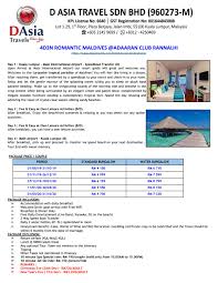 Select dates to find tickets. Maldives Honeymoon Romantic Packages Adaaran Club Rannalhi Exclusive D Asia Travels By D Asia Travels Rsvn Issuu