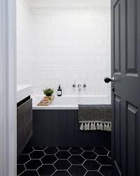 Monday Inspiration Beautiful Rooms Mad About The House Black Tile Bathrooms Black Floor Tiles Black Bathroom