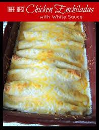 Chicken Enchiladas With White Sauce With Taco Shells Rotisserie Chicken Mexican Cheese Blend Chunky Salsa White Sauce Recipes Recipes White Sauce Enchiladas