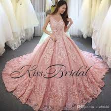Flower Wedding Gown Lovely Colored Wedding Dresses Wedding Dresses Ball Gowns Wedding Lace Ball Gowns Pink Wedding Gowns