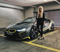Supercar Blondie The Female Supercar Driver Whose Instagram Account Is Rocking Dubai Super Cars Bmw Girl Car Girls