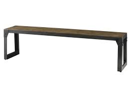 Banc Worker En Acacia Massif Et Pieds Acier Pas Cher C 39 Est Sur Conforama Fr Large Choix Prix Discount Et De Decoration Maison Mobilier De Salon Banc