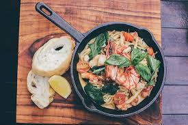 In fact, you can even book your airport transfer in advance for greater peace of mind with the additional charge of 30 usd. Seafood Spaghetti At Muntigs Restaurant At Batu Karang Picture Of Batu Karang Lembongan Resort Day Spa Nusa Lembongan Tripadvisor
