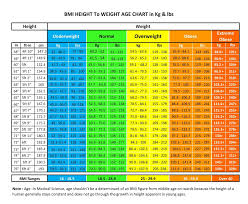 63 punctual bmi and ideal weight chart