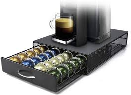 Maybe you would like to learn more about one of these? Amazon Com Vertuoline Capsule Holder Hivenets Coffee Machine Stand Metal Storage Drawer Dispenser Compatible For Nespresso Vertuo Vertuoplus 40 Pcs Capacity Multiple Flavors Pods Organizer Black Kitchen Dining