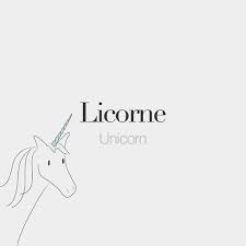 Licorne Feminine Word Unicorn Li Kɔʁn French Words French Words Quotes French Flashcards
