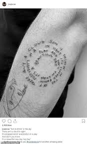 Anne didn't expect john to propose marriage so quickly. Joe Jonas Debuts Tattoo On His Forearm With Lyric From Song Mr Blue Sky By Electric Light Orchestra Daily Mail Online