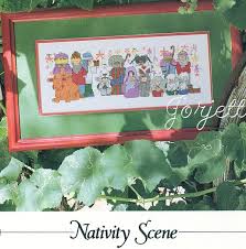Details about nativity scene christmas counted cross stitch pattern chart from a book. Nativity Scene Whimsical Cross Stitch Pattern On Popscreen