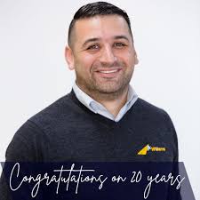 Celebrating 20 Years with Mark! Over the past two decades, Mark has truly  embodied the JKW way through his commitment, loyalty and unwavering support  for his team. He began his career as