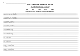 Are you looking for handwriting help at ks2? Year 5 Statutory Words Handwriting Practise Worksheets Teaching Resources