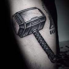 This is due to its direct connection with thor who the majority of the vikings worshipped. 70 Mjolnir Tattoo Designs For Men Hammer Of Thor Ideas