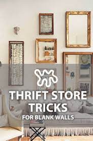 The Cheap Thrift Store Find That Ll Solve Your Blank Wall Woes Living Room Decor On A Budget Apartment Decorating On A Budget Diy Apartment Decor