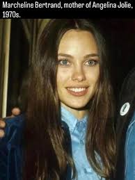 Marcheline Bertrand, actress, activist, and mother of Angelina Jolie,  radiates the kind of quiet charisma that would later define her daughter.  Born in Illinois in 1950, Bertrand pursued acting in Los Angeles