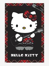 Hello Kitty Punk Plaid Poster | Hot Topic