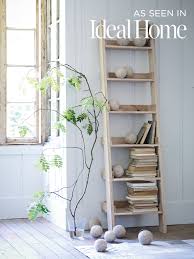 Rustic Wooden Ladder Shelf Wide Wooden Ladder Shelf Ladder Shelf Wooden Ladder