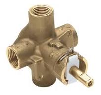 Moen M-Pact Posi-Temp(R) 1/2" IPS connection includes pressure balancing