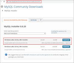 You can download the mysql community server from this location. Installing Mysql Ignition User Manual 8 0 Ignition Documentation