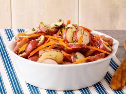 If you're in the mood for something as a kid, one of my favorite comfort foods was bacon and potatoes. Carrot Sesame Potato Salad Recipe Food Network Kitchen Food Network
