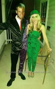 This post may contain affiliate links, please see the end of the post for more yesterday morning he was pretending to be the riddler. Best Homemade Riddler And Two Face Couples Costume