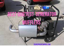 A generator muffler is typically only a few inches long. Top 3 Quietest Generator Muffler And Silencer Picks Soundproof Empire