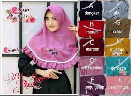 Hasil gambar untuk KHIMAR REMPEL RENDA