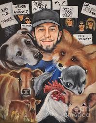 Animal Rights Beach Towel