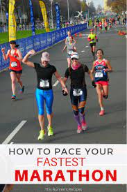 How To Pace Your Fastest Marathon