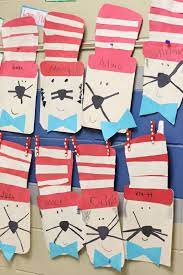 First Grade Blue Skies Seuss Celebration Seuss Crafts Dr Seuss Activities Reading Across America