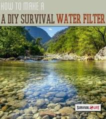 This is a basic charcoal water filter made in a plastic bottle Make A Diy Survival Water Filter Survival Tips Survival Life Survival Water Filter Water Survival Survival Project