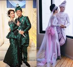 Model kebaya pengantin muslimah yang sedang populer saat ini. 25 Inspirasi Keren Baju Songket Moden Pengantin Lamaz Morradean