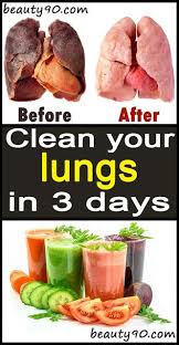 Clean Your Lungs In 3 Days Healthy Drinks Detox Detox Drinks Recipes Homemade Detox Drinks