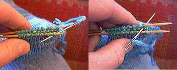 Kitchener stitch is a great way to invisibly graft two pieces of knitting together such as when knitting socks or shoulders. Mini Knitting Lessons