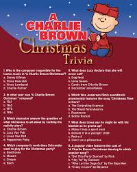 Related quizzes can be found here: Charlie Brown Christmas Trivia Questions And Answers Printable Quiz Questions And Answers
