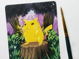 Every pokemon card that you own as a kid had certain features in common. Pokemon Card Artist Paints Original Cards Into Awesome Illustrations