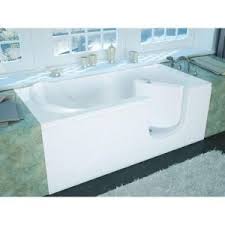 Whirlpool bathtubs, jetted bathtubs, clawfoot tubs & more! Universal Tubs 5 Ft X 30 In Right Drain Walk In Soaking Tub In White Hdbl3060rws The Home Depot Walk In Tub Shower Walk In Bathtub Tub Remodel