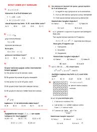 Öabt 2013 matematik lise alan sınavı soru çözümleri. Oabt Matematik Soyut Cebir Ayrik Permutasyon Sorusu Matematik Oabt Platformu