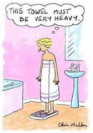 The Towel Must Be Very Heavy Funny Diet Jokes Funny Diet Quotes Funny Cartoons