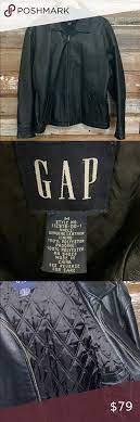 Gap Leather Jacket Leather Jacket Jackets Leather