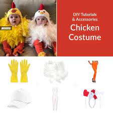 See more ideas about chicken costumes, chicken costume kids, diy costumes. Diy Chicken Costume Cute And Easy To Make Maskerix Com Chicken Costumes Costume Accessories Diy Chicken Costume Diy