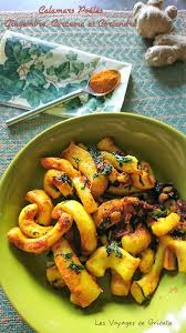 Calamars Poeles Gingembre Curcuma Et Coriandre Les Voyages De Gridelle Recettes De Cuisine Calamar Recette Curcuma Recette