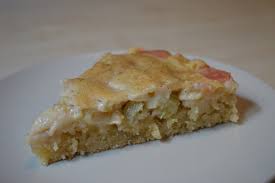 Rhabarberkuchen varianten mit baiser pudding co Rhabarber Pudding Kuchen Leckeres In Vegan